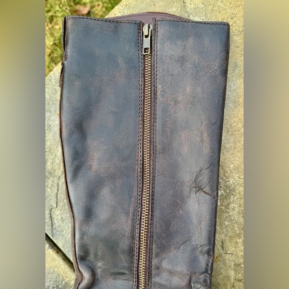 Hinge Brown Leather Devin Riding Boots size 8 - Picture 9 of 10
